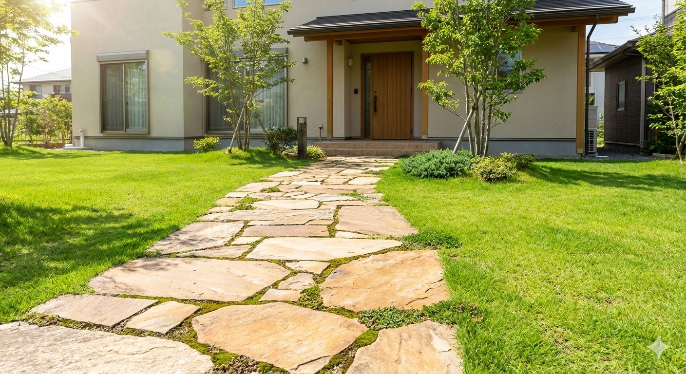 玄関アプローチ工事イメージ