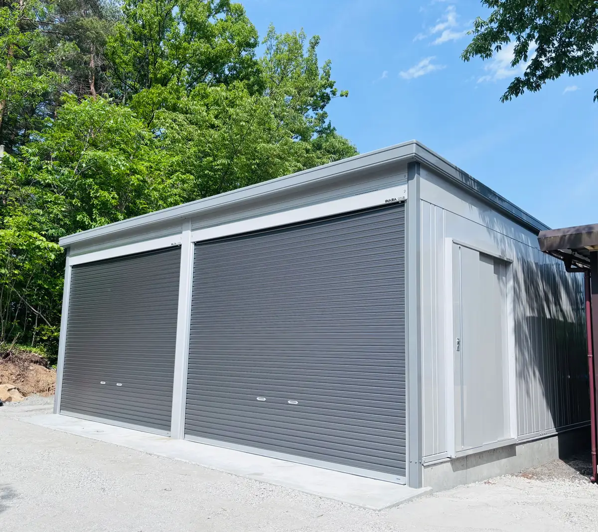 安曇野市のガレージ施工事例